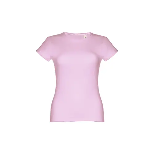 T-shirt da donna colori assortiti a girocollo taglio aderente 100% cotone 150gr