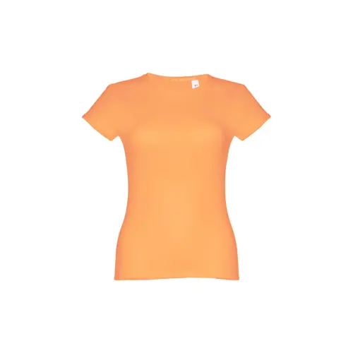 T-shirt da donna colori assortiti a girocollo taglio aderente 100% cotone 150gr