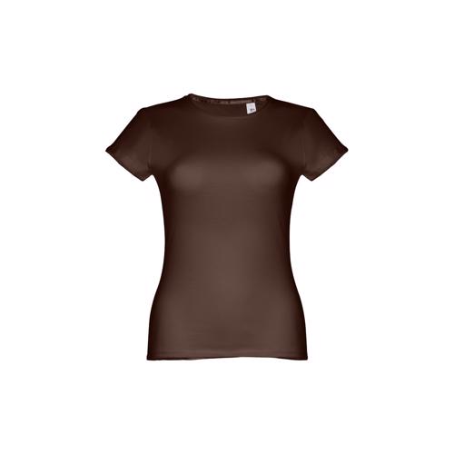 T-shirt da donna in cotone 100%, taglia 3XL in diversi colori a girocollo