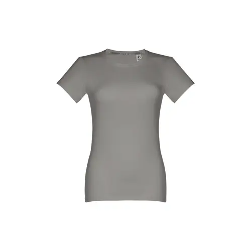 T-shirt da donna colori assortiti a girocollo taglio aderente 100% cotone 190gr