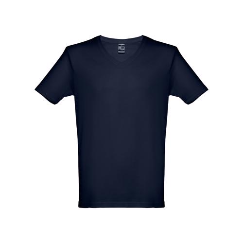 T-shirt da uomo in cotne 100% con scollo a V