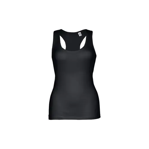 Canotta da donna colori assortiti incrociata sulla schiena 100% cotone 160gr