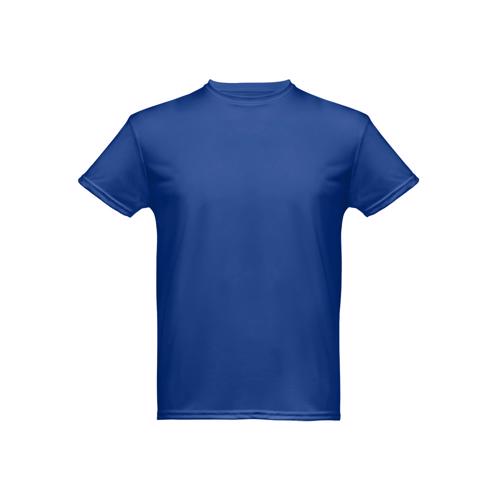 T-shirt da uomo sportiva in poliestere e traspirante a girocollo
