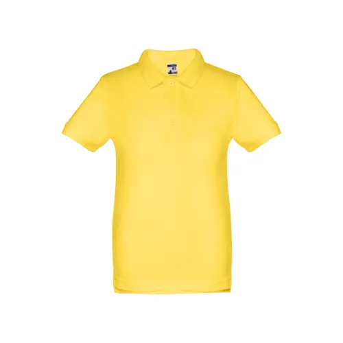 Maglietta polo da bambino unisex colori assortiti a maniche corte 100% cotone 195gr