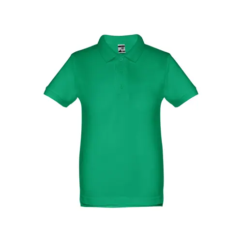 Maglietta polo da bambino unisex colori assortiti a maniche corte 100% cotone 195gr
