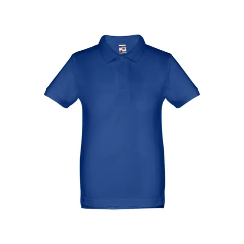 Maglietta polo da bambino unisex colori assortiti a maniche corte 100% cotone 195gr