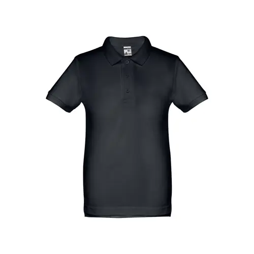 Maglietta polo da bambino unisex colori assortiti a maniche corte 100% cotone 195gr