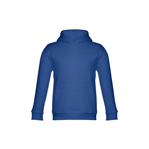 Felpa da bambino unisex colori assortiti con cappuccio e tasca a marsupio in cotone e poliestere 320gr