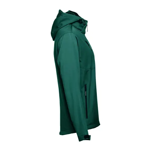 Giacca softshell da uomo colori assortiti con cappuccio rimovibile in poliestere e foderato in pile 280gr