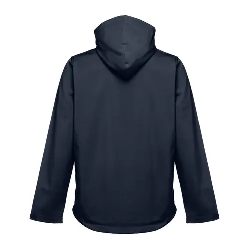 Giacca softshell da uomo colori assortiti con cappuccio rimovibile in poliestere e foderato in pile 280gr