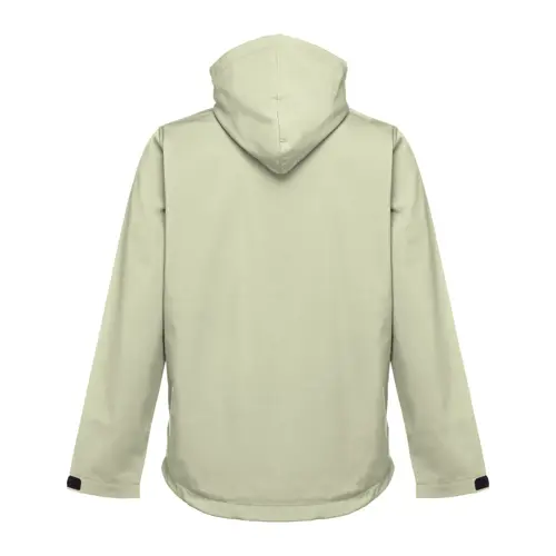 Giacca softshell da uomo colori assortiti con cappuccio rimovibile in poliestere e foderato in pile 280gr