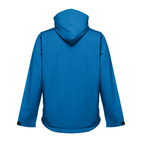 Giacca softshell da uomo colori assortiti con cappuccio rimovibile in poliestere e foderato in pile 280gr
