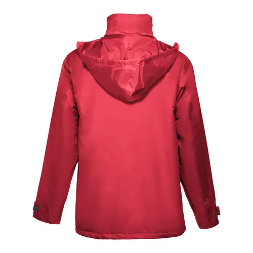 Giacca Parka unisex colori assortiti impermeabile con cappuccio in poliestere 240gr