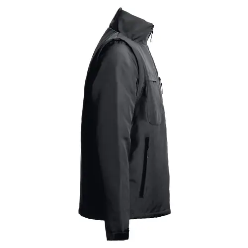 Giacca da lavoro unisex colori assortiti imbottita con maniche rimovibili in poliestere 170gr