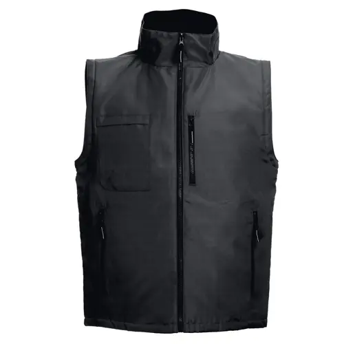 Giacca da lavoro unisex colori assortiti imbottita con maniche rimovibili in poliestere 170gr
