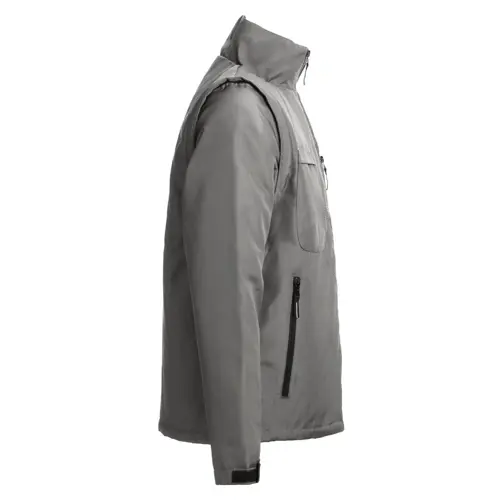 Giacca da lavoro unisex colori assortiti imbottita con maniche rimovibili in poliestere 170gr