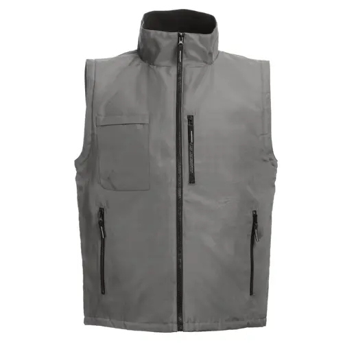 Giacca da lavoro unisex colori assortiti imbottita con maniche rimovibili in poliestere 170gr