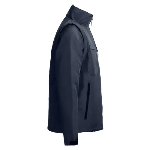 Giacca da lavoro unisex colori assortiti imbottita con maniche rimovibili in poliestere 170gr