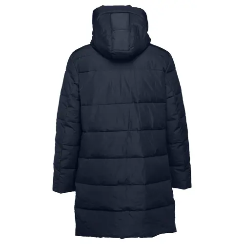 Parka trapuntato unisex con cappuccio e polsini elasticizzati in poliestere