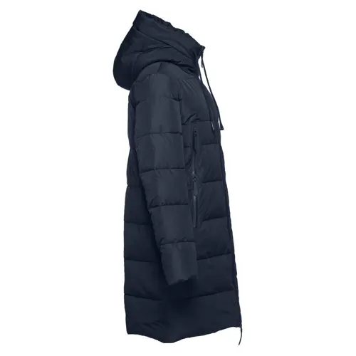 Parka trapuntato unisex con cappuccio e polsini elasticizzati in poliestere