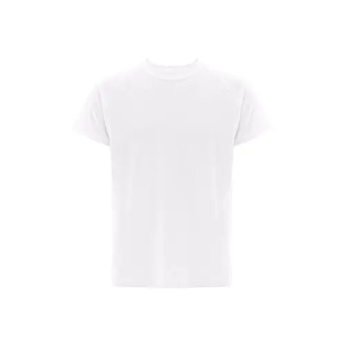 T-shirt tecnica bianca da adulto unisex in poliestere 150gr