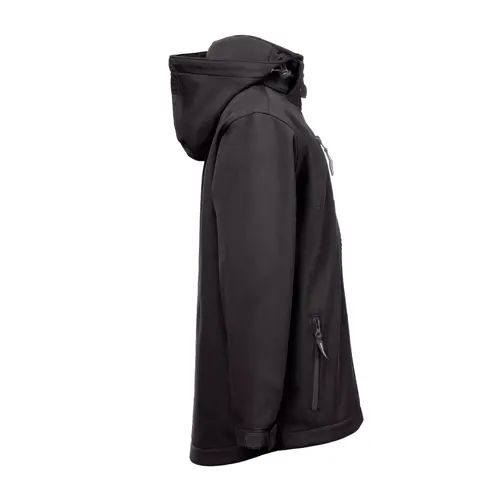 Giacca in softshell per bambini con cappuccio poliestere riciclato e elastan 280 g/m²