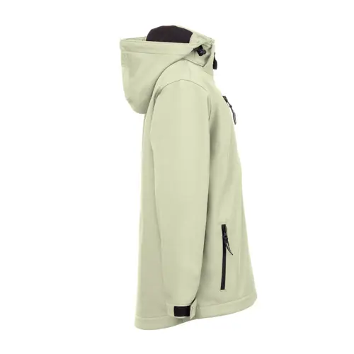 Giacca in softshell per bambini con cappuccio poliestere riciclato e elastan 280 g/m²