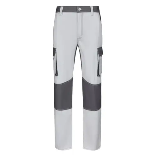 Pantaloni Velilla bicolore con diverse tasche in cotone e poliestere 240gr