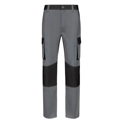 Pantaloni Velilla bicolore con diverse tasche in cotone e poliestere 240gr