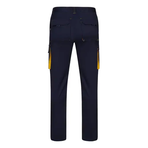 Pantaloni da lavoro VELILLA FIDES elasticizzati bicolore con diverse tasche in cotone e poliestere da 240gr