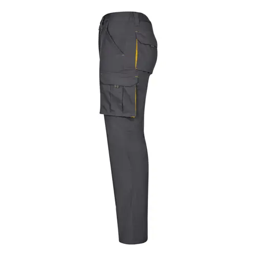 Pantaloni da lavoro VELILLA FIDES elasticizzati bicolore con diverse tasche in cotone e poliestere da 240gr