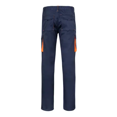 Pantaloni da lavoro VELILLA FIDES elasticizzati bicolore con diverse tasche in cotone e poliestere da 240gr