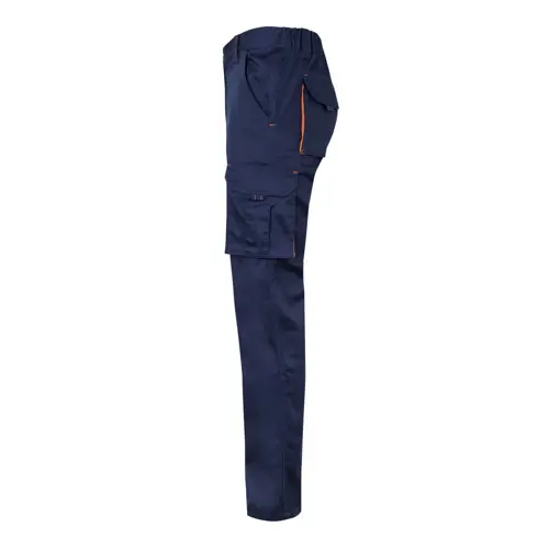 Pantaloni da lavoro VELILLA FIDES elasticizzati bicolore con diverse tasche in cotone e poliestere da 240gr