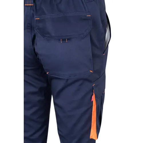 Pantaloni da lavoro VELILLA FIDES elasticizzati bicolore con diverse tasche in cotone e poliestere da 240gr