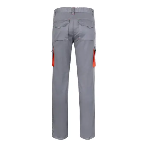 Pantaloni da lavoro VELILLA FIDES elasticizzati bicolore con diverse tasche in cotone e poliestere da 240gr