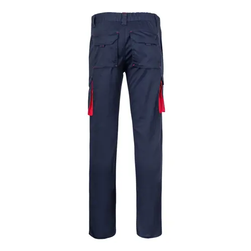 Pantaloni da lavoro VELILLA FIDES elasticizzati bicolore con diverse tasche in cotone e poliestere da 240gr