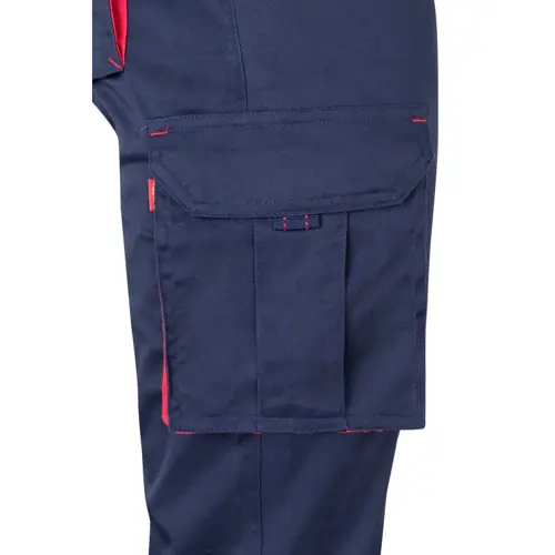 Pantaloni da lavoro VELILLA FIDES elasticizzati bicolore con diverse tasche in cotone e poliestere da 240gr