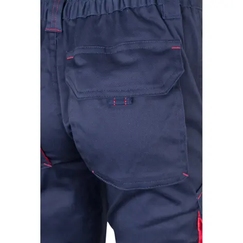 Pantaloni da lavoro VELILLA FIDES elasticizzati bicolore con diverse tasche in cotone e poliestere da 240gr