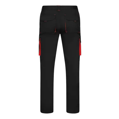 Pantaloni da lavoro VELILLA FIDES elasticizzati bicolore con diverse tasche in cotone e poliestere da 240gr