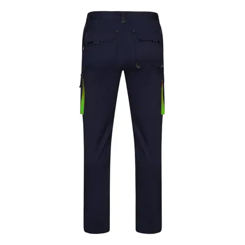 Pantaloni da lavoro VELILLA FIDES elasticizzati bicolore con diverse tasche in cotone e poliestere da 240gr