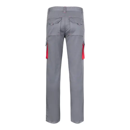 Pantaloni da lavoro VELILLA FIDES elasticizzati bicolore con diverse tasche in cotone e poliestere da 240gr