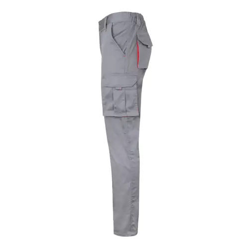 Pantaloni da lavoro VELILLA FIDES elasticizzati bicolore con diverse tasche in cotone e poliestere da 240gr
