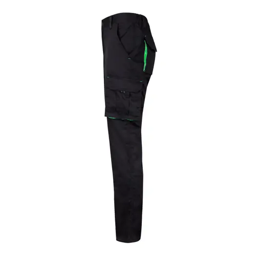 Pantaloni da lavoro VELILLA FIDES elasticizzati bicolore con diverse tasche in cotone e poliestere da 240gr