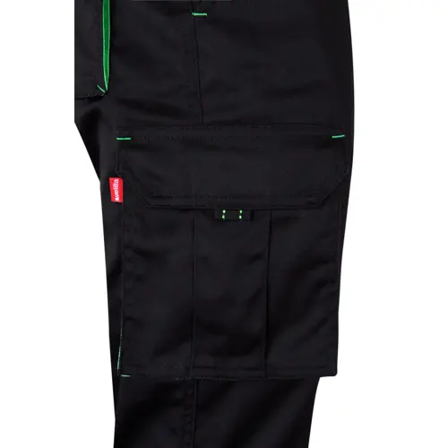 Pantaloni da lavoro VELILLA FIDES elasticizzati bicolore con diverse tasche in cotone e poliestere da 240gr