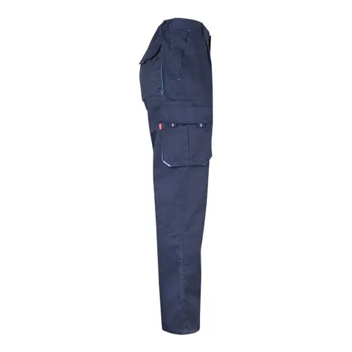 Pantaloni da lavoro VELILLA FIDES elasticizzati bicolore con diverse tasche in cotone e poliestere da 240gr