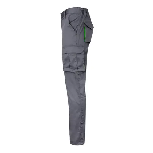 Pantaloni da lavoro VELILLA FIDES elasticizzati bicolore con diverse tasche in cotone e poliestere da 240gr