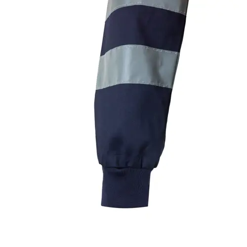 Giacca da lavoro VELILLA NEPTUNE in twill bicolore con strisce catarifrangenti da 210gr
