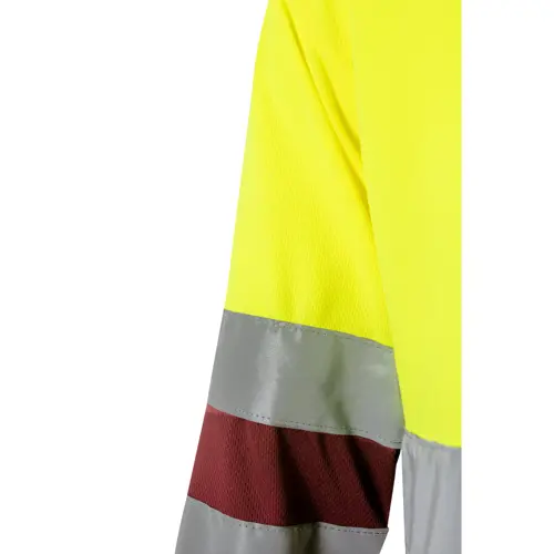 Polo da lavoro VELILLA VULCAN in twill poliestere e bicolore con strisce catarifrangenti da 160gr