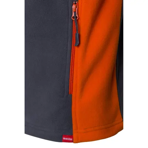 Giacca da lavoro VELILLA GERAS in pile poliestere bicolore con tasche con chiusura a zip da 220gr