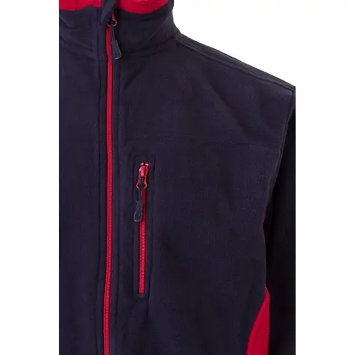 Giacca da lavoro VELILLA GERAS in pile poliestere bicolore con tasche con chiusura a zip da 220gr